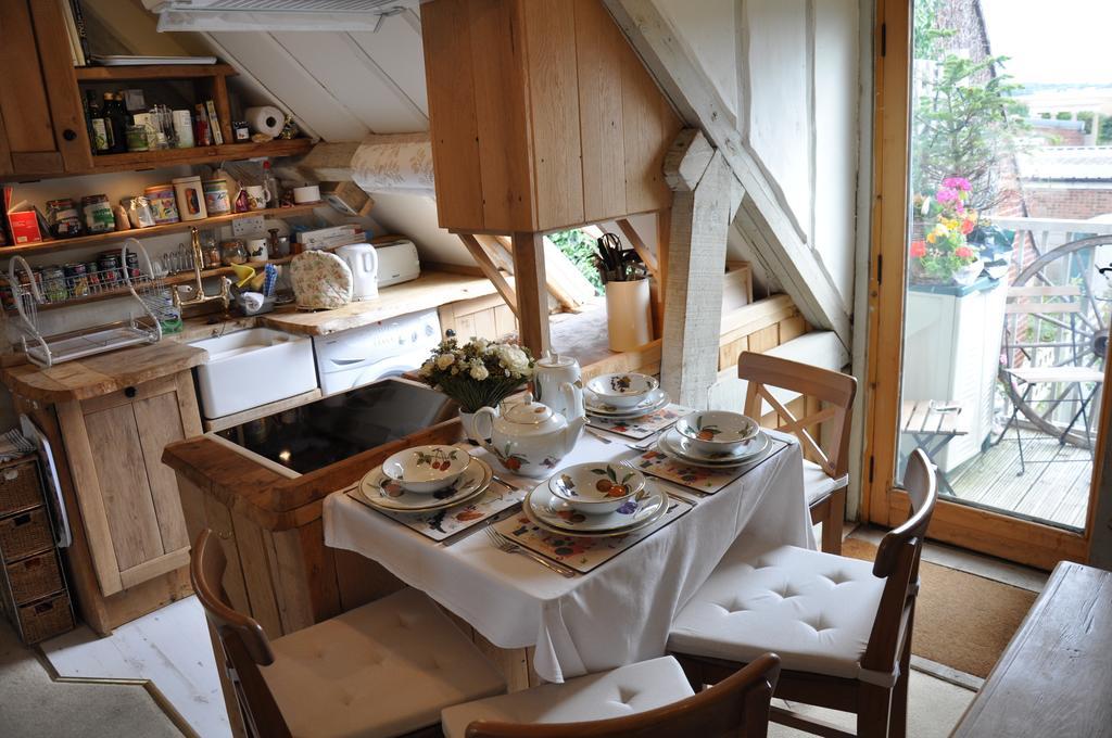 The Old Barn Apartment North Stoke Ruang foto